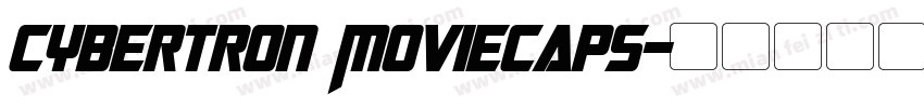 Cybertron Moviecaps字体转换